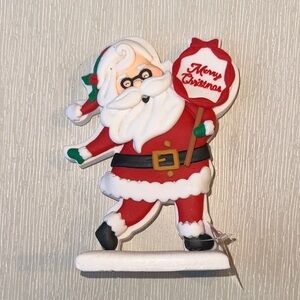 Ashland Santa Figurine with Red and White Accents